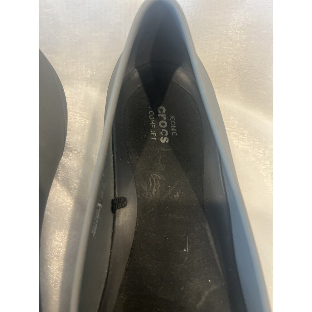 Crocs Womens Eve Iconic Pointed Toe Flats Shoes Size 8 Ballet Slip On Comfort - Picture 4 of 10